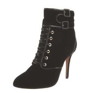 Aquazzura velvet Elena bootie Sz40